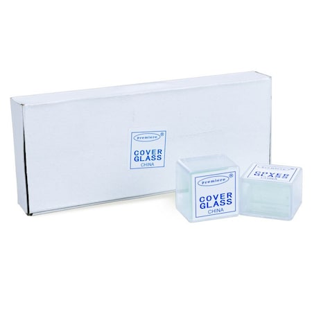 C&A Scientific Microscope Cover Glass, 100 pcs, 18x18mm, 100PK 94-1-1818